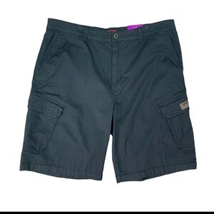 UnionBay Mens Gray Cargo Shorts Size 36